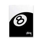Stussy 8Ball Canvas Wall Art front view on premium gallery-wrapped canvas
