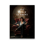 The World Is Yours Canvas Canvas Wall Art front view on premium gallery-wrapped canvas