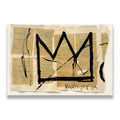 Jean-Michel Basquiat – Untitled (Crown) Canvas Wall Art front view on premium gallery-wrapped canvas