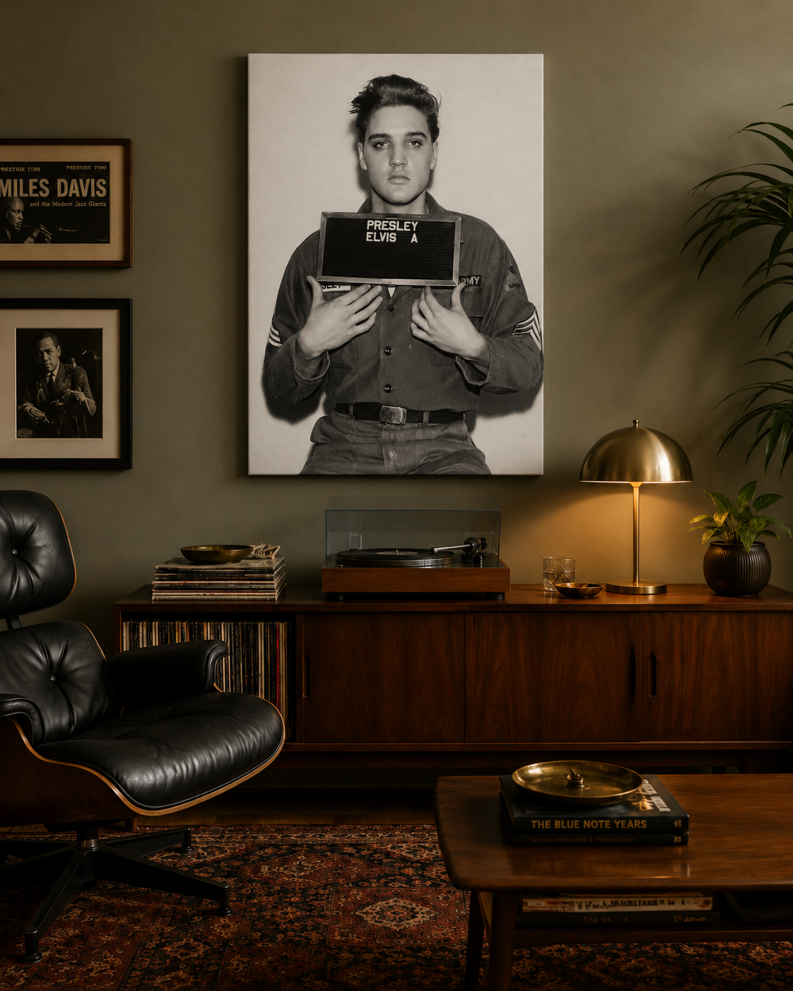 Elvis Presley Army Induction Portrait