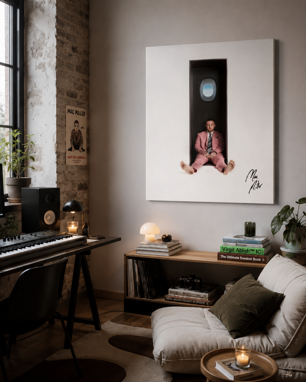 Mac Miller Swimming – Pink Suit Portrait