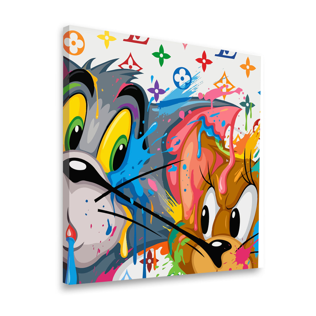 Tom & Jerry Paint Pop Art