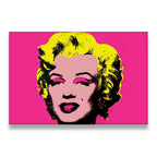 Marilyn Monroe Andy Warhol Canvas Wall Art front view on premium gallery-wrapped canvas
