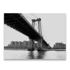 Brooklyn Bridge New York Canvas Wall Art front view on premium gallery-wrapped canvas