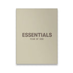 Essentials FEAR OF GOD Canvas Wall Art front view on premium gallery-wrapped canvas