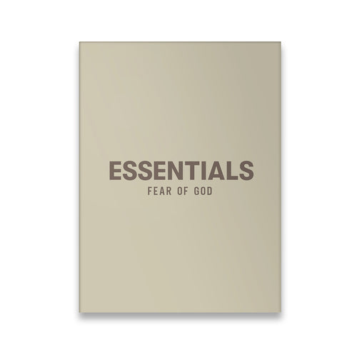 Essentials FEAR OF GOD Canvas Wall Art front view on premium gallery-wrapped canvas