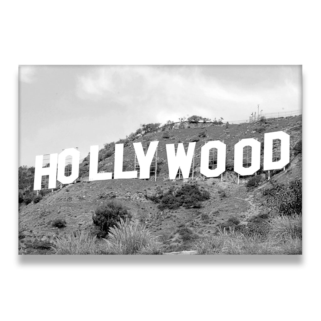 Hollywood Sign Los Angeles Canvas Wall Art front view on premium gallery-wrapped canvas