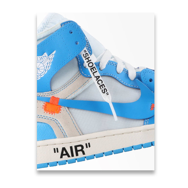 Air Jordan 1 Azul "Blanco roto"