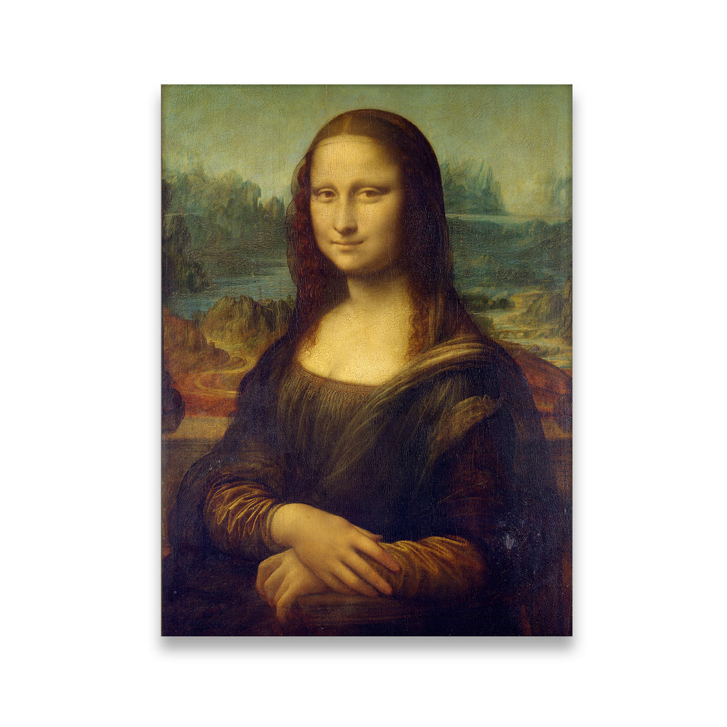 Mona Lisa by Leonardo da Vinci Renaissance portrait canvas wall art — gallery-wrapped premium reproduction print