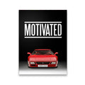 Motivated by Success Canvas Wall Art front view on premium gallery-wrapped canvas