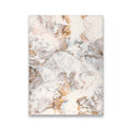 Marble Painting Taupe Canvas Wall Art front view on premium gallery-wrapped canvas